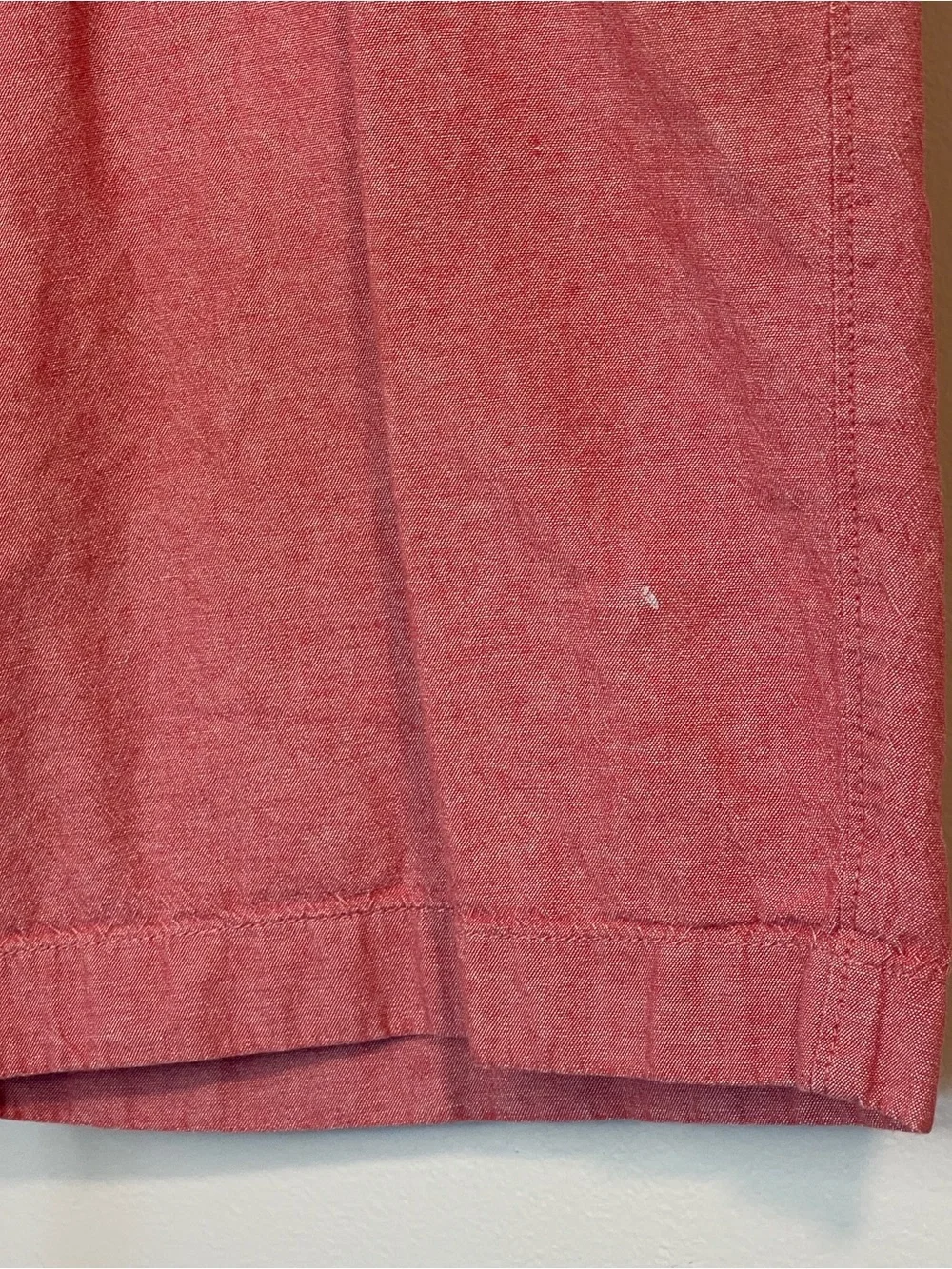 J. Crew Men's Red Flat Front Shorts